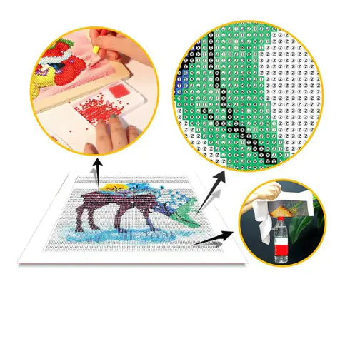 5D Sunset Tiger DIY Rhinestone Diamond Painting Kit