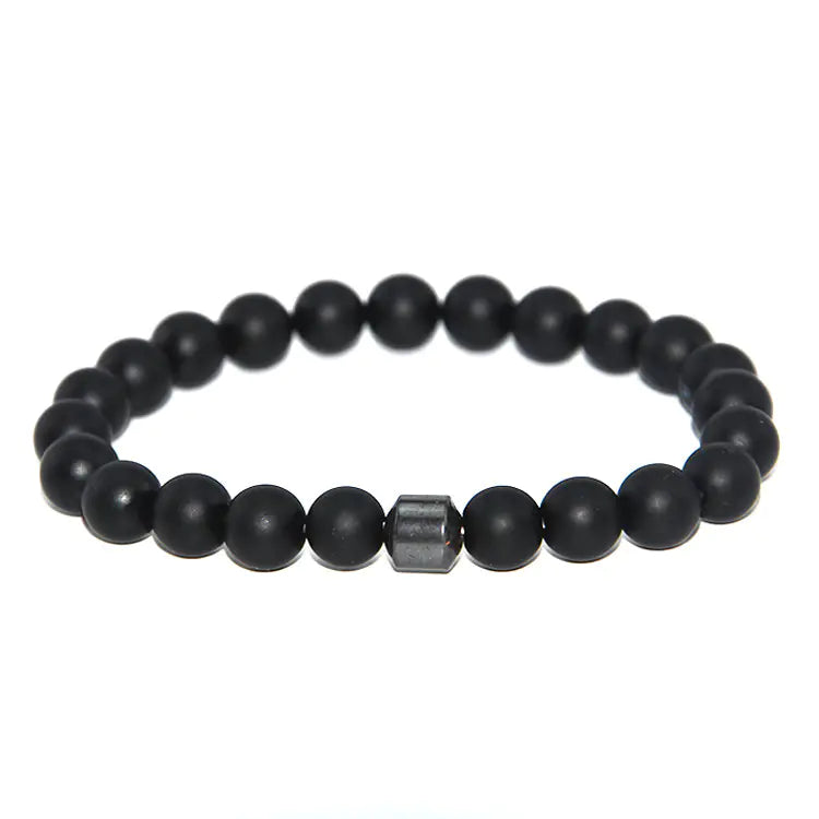 8MM Tiger Eye Stone Bead Bracelet for Men