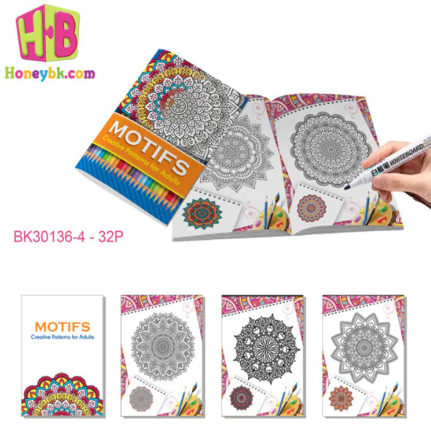 Children's Coloring Book for Early Education & Relaxation