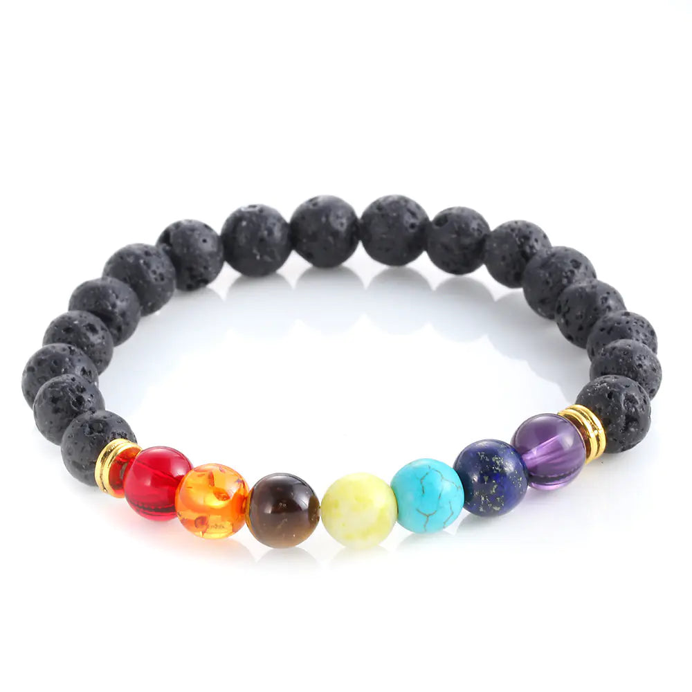 Natural Stone 8mm Lava Bead Bracelet Wholesale
