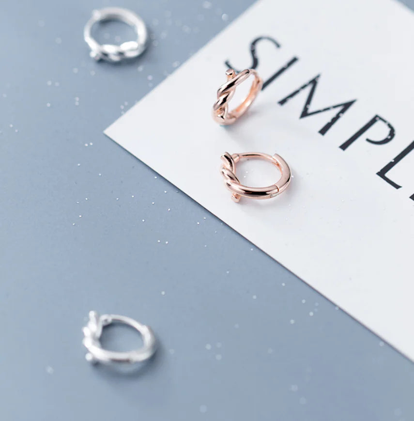 Twisted Knot Earrings - Stylish Ear Accessories