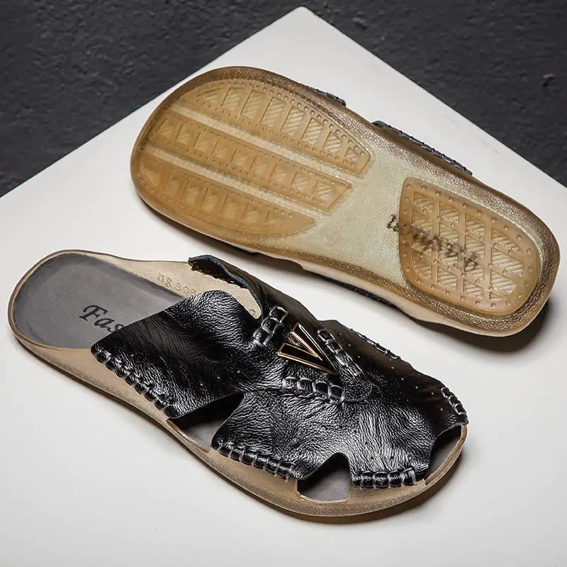 Men's Summer Hollow Breathable Beach Sandals