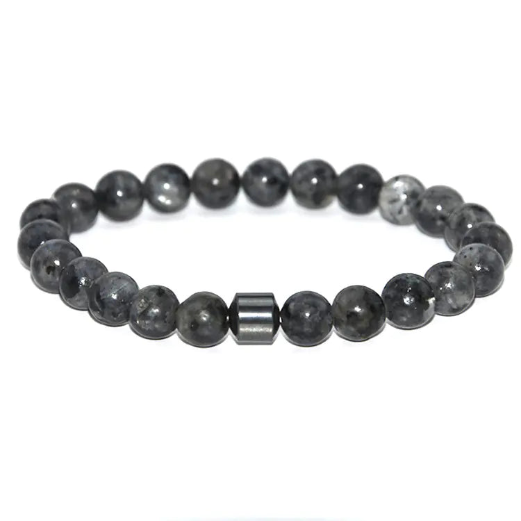 8MM Tiger Eye Stone Bead Bracelet for Men
