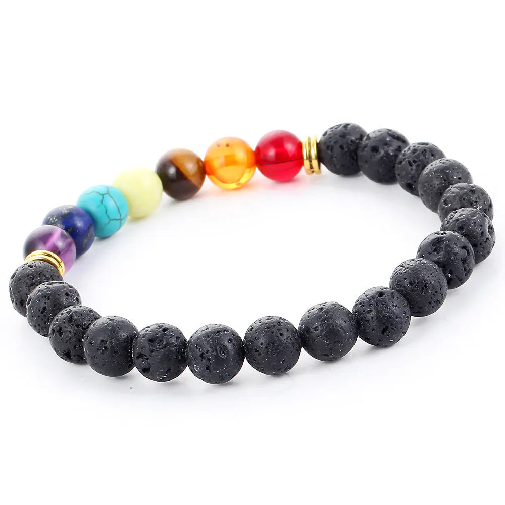 Natural Stone 8mm Lava Bead Bracelet Wholesale