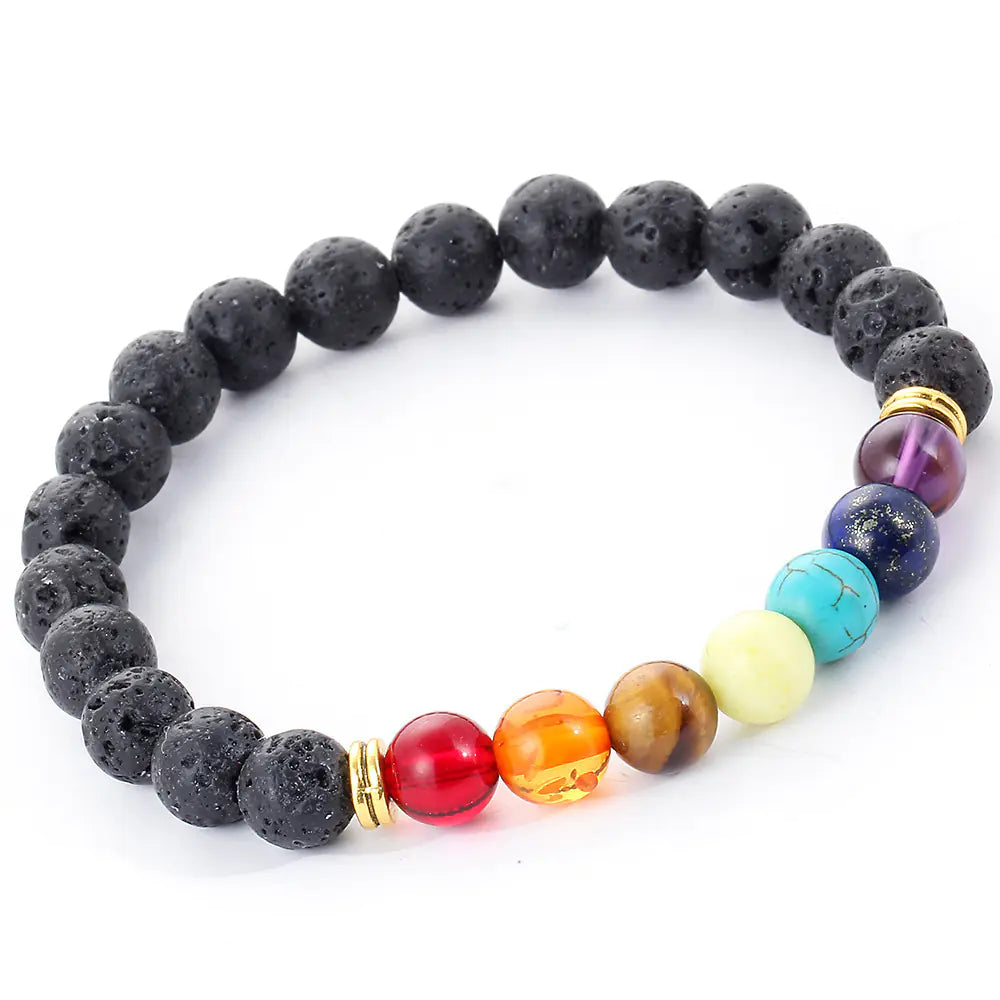 Natural Stone 8mm Lava Bead Bracelet Wholesale