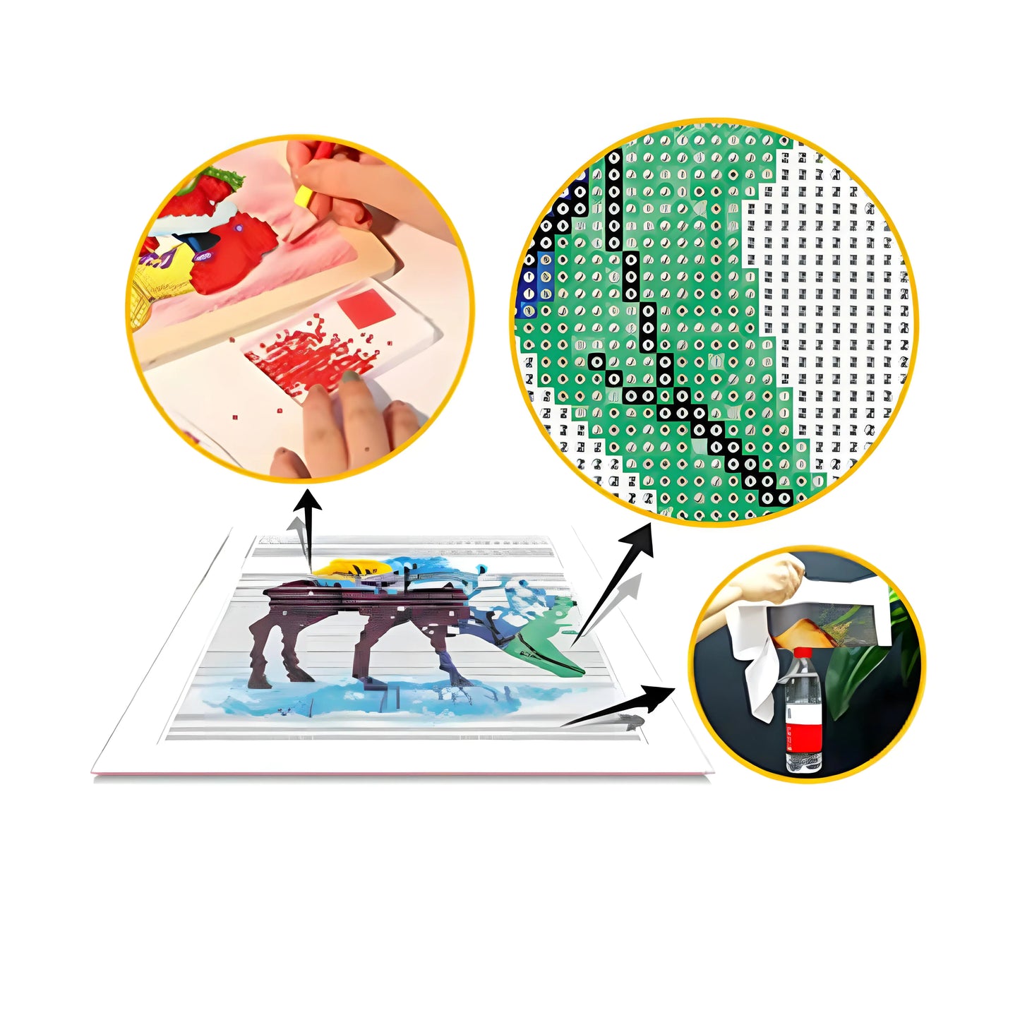 5D DIY Diamond Painting - Sunset Jumping Dolphins