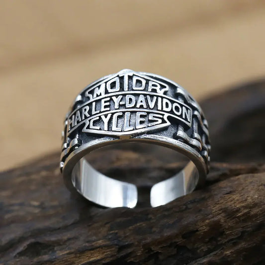 Vintage Thai Silver Aggressive Men's Ring