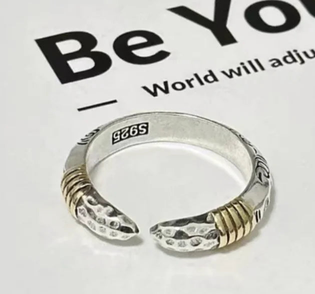 Vintage Thai Silver Aggressive Men's Ring